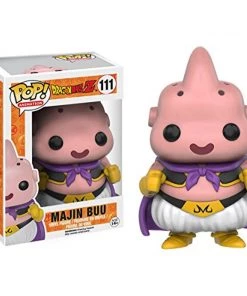 Funko POP Anime: Dragonball Z - Majin Buu Action Figure W/ Protector Action Figures