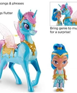 Fisher-Price Nickelodeon Shimmer & Shine Magical Flying Zahracorn Shine Playsets & Toys