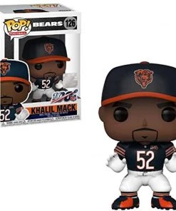 Funko Sports NFL Khalil Mack # 126 Chicago Bears Wave 6 Pop Vinyl Figure W/ Protector 11 Funko Sports NFL Khalil Mack # 126 Chicago Bears Wave 6 Pop Vinyl Figure W/ Protector