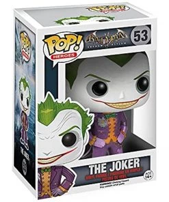 Funko POP! Heroes: Batman Arkham Asylum THE JOKER Figure #53 W/ Protector
