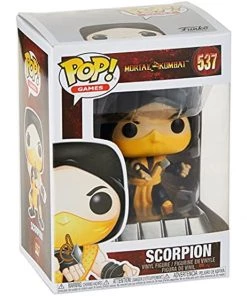 Funko Pop! Games: Mortal Kombat - Scorpion W/Protector 8 Funko Pop! Games: Mortal Kombat - Scorpion W/Protector