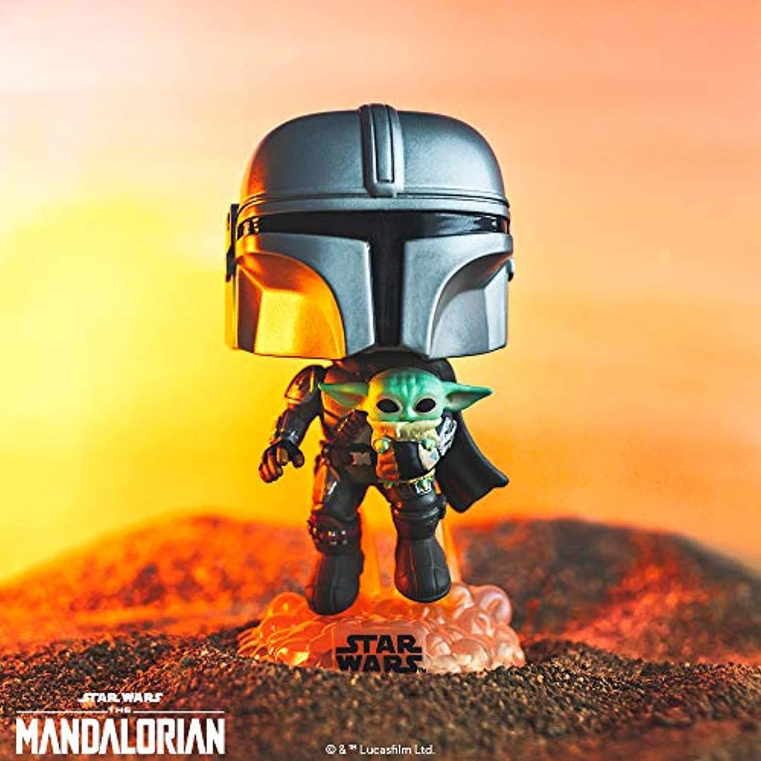 Funko POP! Star Wars The MANDALORIAN W/ The CHILD #402 DAMAGE BOX 5 Funko POP! Star Wars The MANDALORIAN W/ The CHILD #402 DAMAGE BOX