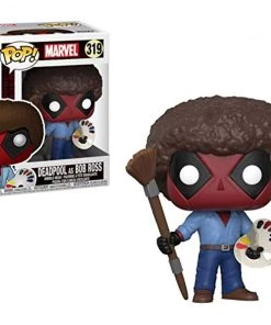 Funko POP! Marvel DEADPOOL As BOB ROSS Figure #319 W/ Protector