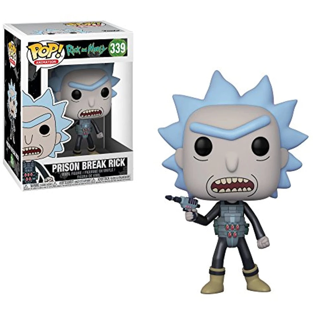 Funko Pop! Animation: Rick & Morty - Prison Escape Rick Figure W/Protector 4 Funko Pop! Animation: Rick & Morty - Prison Escape Rick Figure W/Protector