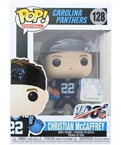 Funko Pop Football NFL Carolina Panthers Christian McCaffrey #128 W/ Protector