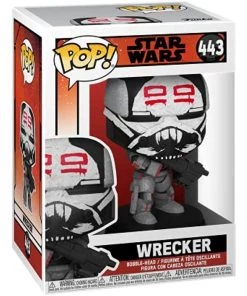 Funko Pop! Star Wars: Bad Batch - Wrecker Figure W/ Protector