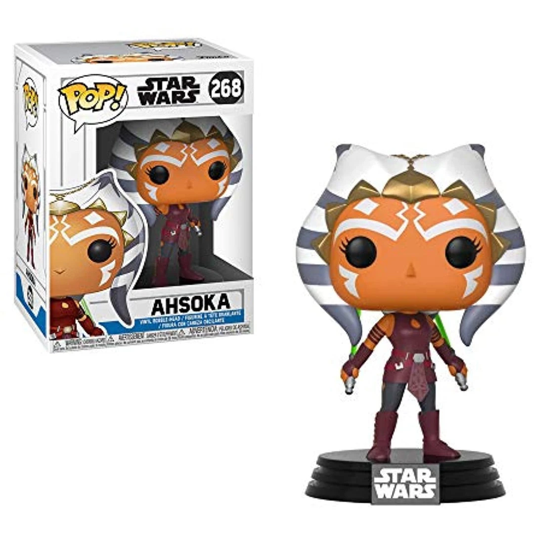 Funko POP! Star Wars: Clone Wars AHSOKA TANO W/ Lightsabers W/ Protector 5 Funko POP! Star Wars: Clone Wars AHSOKA TANO W/ Lightsabers W/ Protector