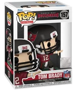 Funko POP! NFL Buccaneers TOM BRADY Home Uniform Figure #157 W/ Protector