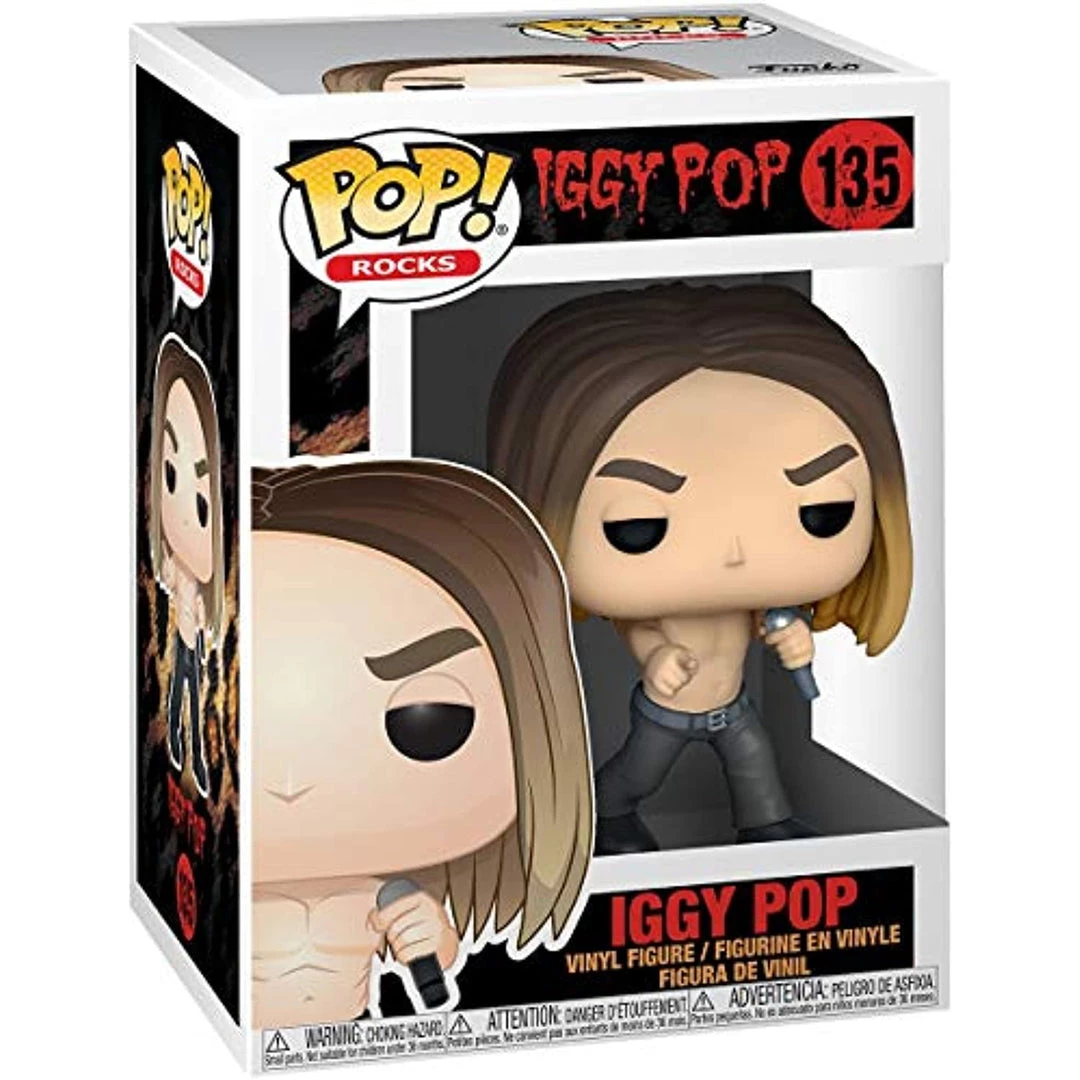 Funko Pop! Rocks Iggy Pop Vinyl Figure W/ Protector IN STOCK 5 Funko Pop! Rocks Iggy Pop Vinyl Figure W/ Protector IN STOCK