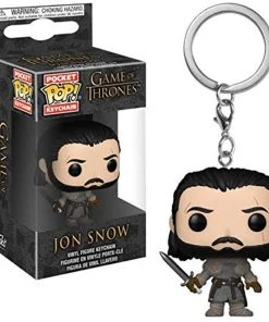 Funko Pop Keychain: Game Of Thrones - Jon Snow (Beyond The Wall) Collectible Figure Keychains