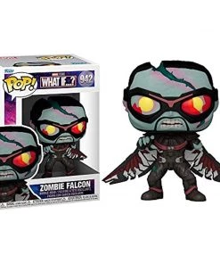 Funko POP Marvel: What If? - Zombie Falcon Figure W/ Protector