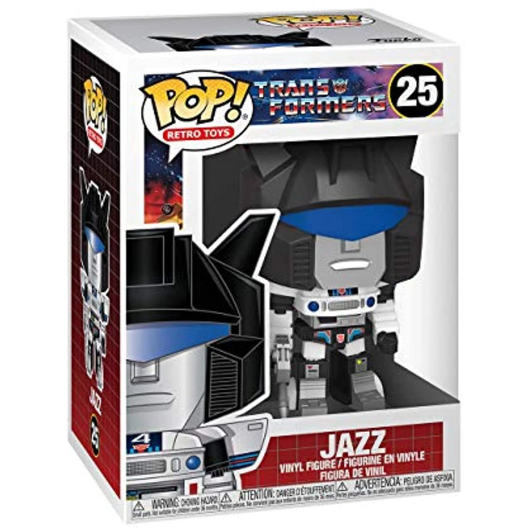Funko Pop! Retro Toys: Transformers - Jazz Figure W/ Protector IN STOCK 4 Funko Pop! Retro Toys: Transformers - Jazz Figure W/ Protector IN STOCK