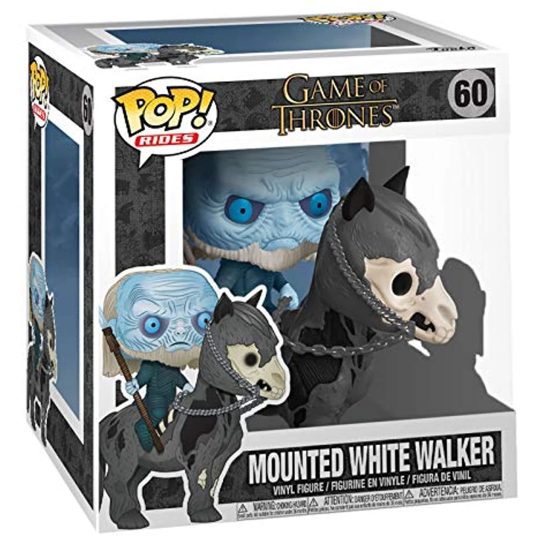 Funko Pop! Mounted White Walker Game Of Thrones HBO Pop Season 8 IN STOCK 5 Funko Pop! Mounted White Walker Game Of Thrones HBO Pop Season 8 IN STOCK