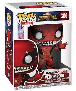 Funko Pop Games: Marvel Contest Of Champions - Venompool Bobble-Head W/ Protecto