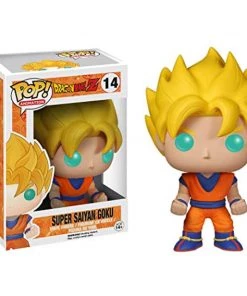 Funko POP! Anime: Dragon Ball Z SUPER SAIYAN GOKU Figure #14 W/ Protector