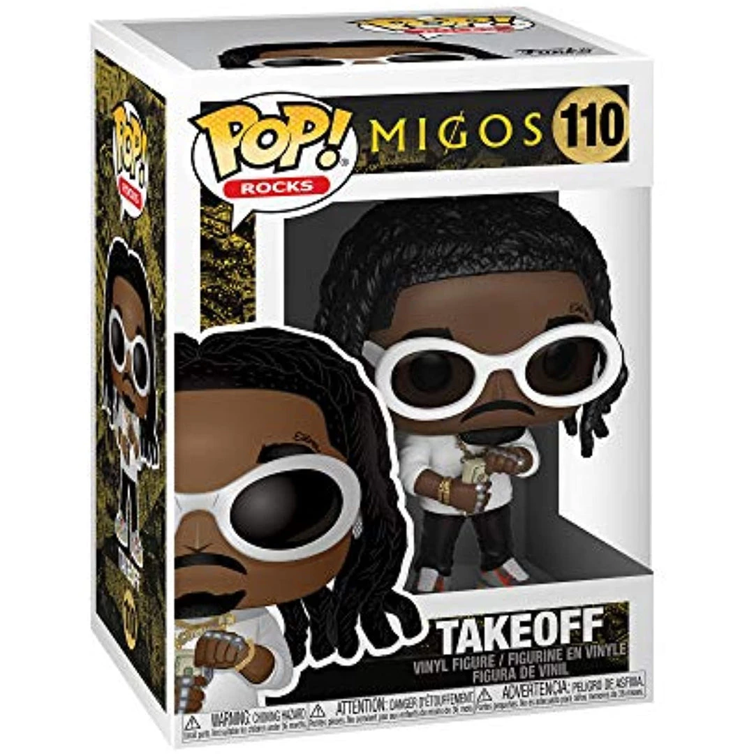 Funko POP! Rocks: Migos TAKEOFF Figure W/ #110 Protector 4 Funko POP! Rocks: Migos TAKEOFF Figure W/ #110 Protector