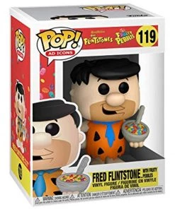 Funko Pop! Ad Icons: Fruity Pebbles - Fred With Cereal W/Protector Playsets & Toys