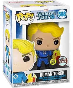 Funko POP! Marvel: Fantastic 4 HUMAN TORCH Specialty Series Figure W/ Protector