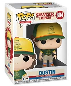 Funko POP! TV: Stranger Things DUSTIN At Camp Figure #804 W/ Protector