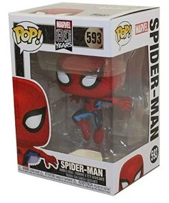 Funko Pop! Marvel 80th - First Appearance Spiderman Figure W/ Protector Playsets & Toys 9 Funko Pop! Marvel 80th - First Appearance Spiderman Figure W/ Protector Playsets & Toys