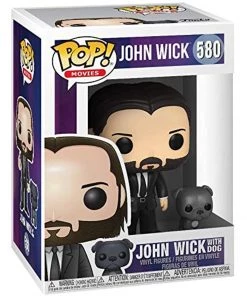 Funko Pop Movies: John Wick Chapter 3 - John In Black Suit With Dog Buddy Figure W/Protector 12 Funko Pop Movies: John Wick Chapter 3 - John In Black Suit With Dog Buddy Figure W/Protector