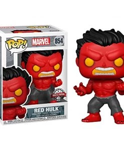 Funko POP! Marvel: Red Hulk Figure – Special Edition Exclusive W/ Protector