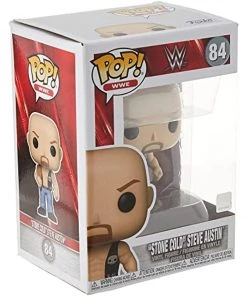 Funko Pop! WWE: Stone Cold Steve Austin With Belt W/ Protector 9 Funko Pop! WWE: Stone Cold Steve Austin With Belt W/ Protector