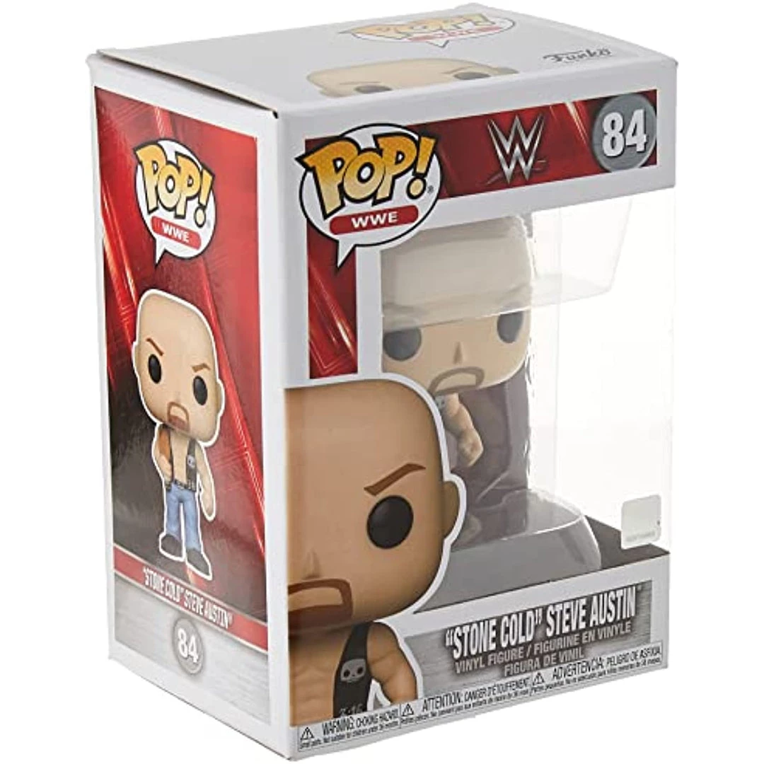 Funko Pop! WWE: Stone Cold Steve Austin With Belt W/ Protector 5 Funko Pop! WWE: Stone Cold Steve Austin With Belt W/ Protector