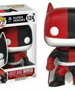 Funko POP! Heroes: DC Super Heroes HARLEY QUINN IMPOPSTER Figure #124 DAMAGE BOX