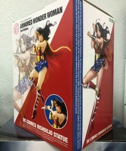 Toystops DC Comics ARMORED WONDER WOMAN 2nd Edition Bishoujo Statue By Kotobukiya Figures & Bishoujo Statues