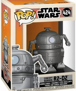 Funko Pop! Star Wars R2-D2 Silver Concept Series Droid W/ Protector IN STOCK