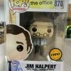 Funko POP! Television: The Office JIM HALPERT Chase Figure #870 W/ Protector