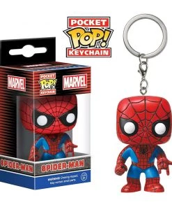 Keychains Spider-Man Marvel Comics Funko Pop! Vinyl Figure Pocket Keychain