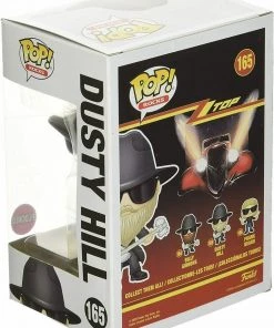 Funko POP ZZ Top: Dusty Hill (Flocked) Vinyl Figure W/ Protector