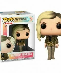 Funko POP! Heroes: Wonder Woman 1984 BARBARA MINERVA Figure #327 W/ Protector