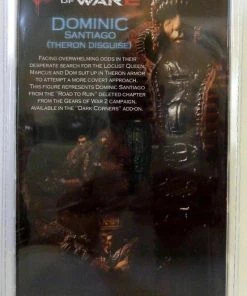 DOMINIC SANTIAGO THERON DISGUISE Gears Of War 2 Video Game 7" Figure Neca 2009