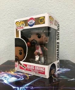 Funko POP! NBA Nets JULIUS ERVING Home Figure #107 W/ Protector IN STOCK