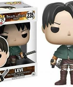 Funko POP! Animation: Attack On Titan LEVI Figure #235 W/ Protector