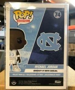 Funko POP! MICHAEL JORDAN University North Carolina Away #74 W/ Protector 9 Funko POP! MICHAEL JORDAN University North Carolina Away #74 W/ Protector