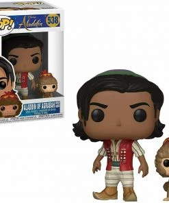 Action Figures Funko - POP Disney: Aladdin Live Action - Aladdin With Abu Figure W/ Protector