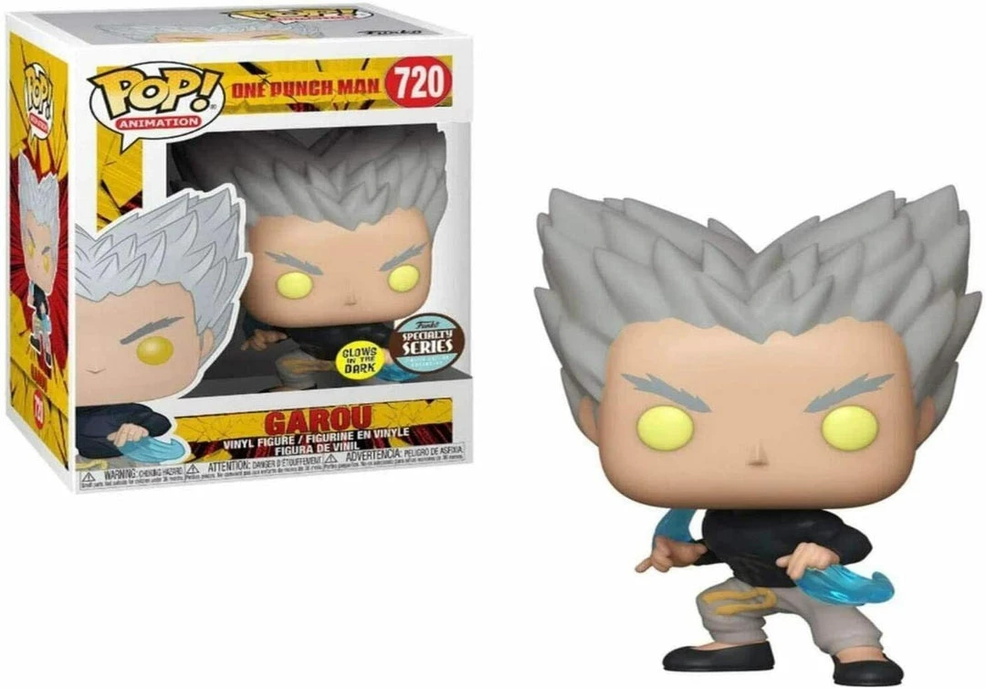 Funko POP! One Punch Man GAROU Specialty Series GITD Figure #720 W/ Protector 4 Funko POP! One Punch Man GAROU Specialty Series GITD Figure #720 W/ Protector