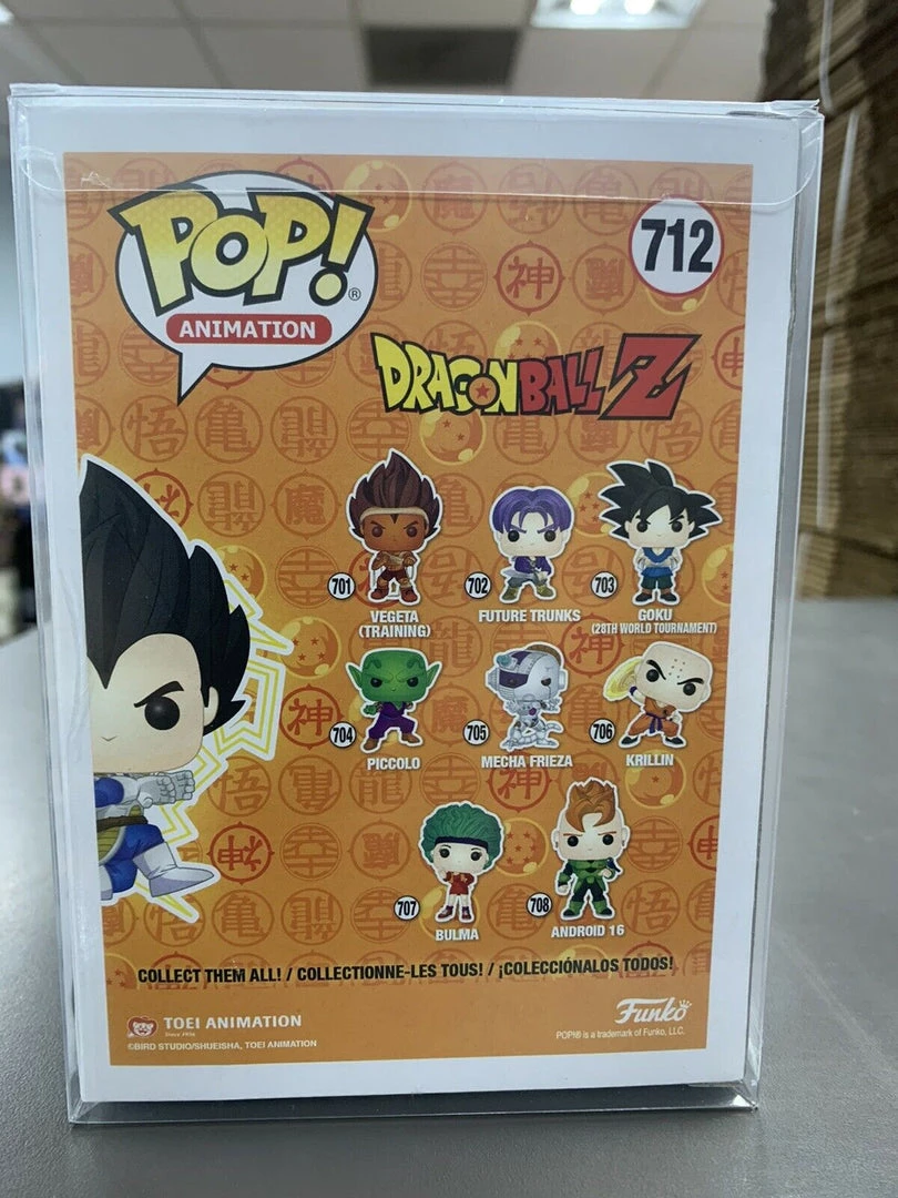 Funko POP! VEGETA GALICK GUN Chalice Exclusive CHASE Variant #712 W/ Protector 4 Funko POP! VEGETA GALICK GUN Chalice Exclusive CHASE Variant #712 W/ Protector
