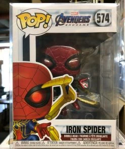 Funko POP! Marvel Avengers Endgame IRON SPIDER #574 W/ Protector