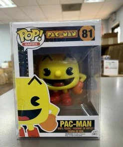Funko POP! Games: Pac-man PAC-MAN Figure #81 W/ Protector