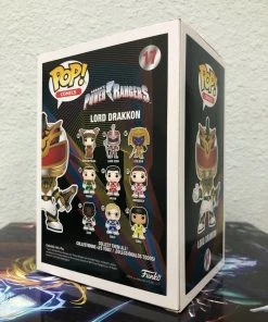 Funko POP! Comics: Power Rangers LORD DRAKKON Exclusive Figure #17 W/ Protector