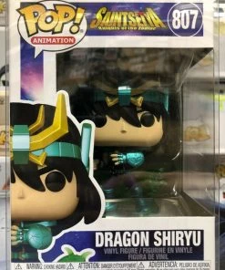 Funko POP! Anime: Saint Seiya DRAGON SHIRYU Figure #807 W/ Protector