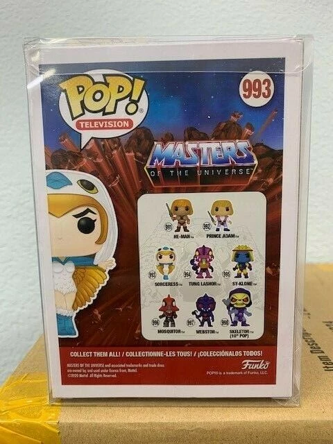 Funko POP! TV Masters Of The Universe SORCERESS Figure #993 W/ Protector 4 Funko POP! TV Masters Of The Universe SORCERESS Figure #993 W/ Protector