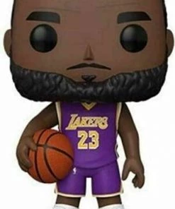 Funko POP! NBA LA Lakers LeBRON JAMES Purple Jersey 10 Inch #98 W/ Protector
