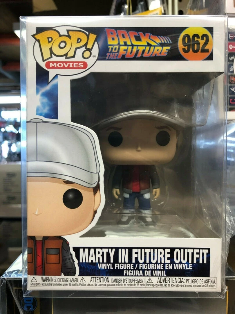 Funko POP! Movies: Back To The Future MARTY In FUTURE OUTFIT #962 W/ Protector 3 Funko POP! Movies: Back To The Future MARTY In FUTURE OUTFIT #962 W/ Protector