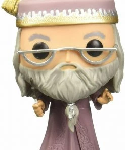 Funko Pop! Movies Harry Potter Dumbledore With Wand Figure W/ Protector